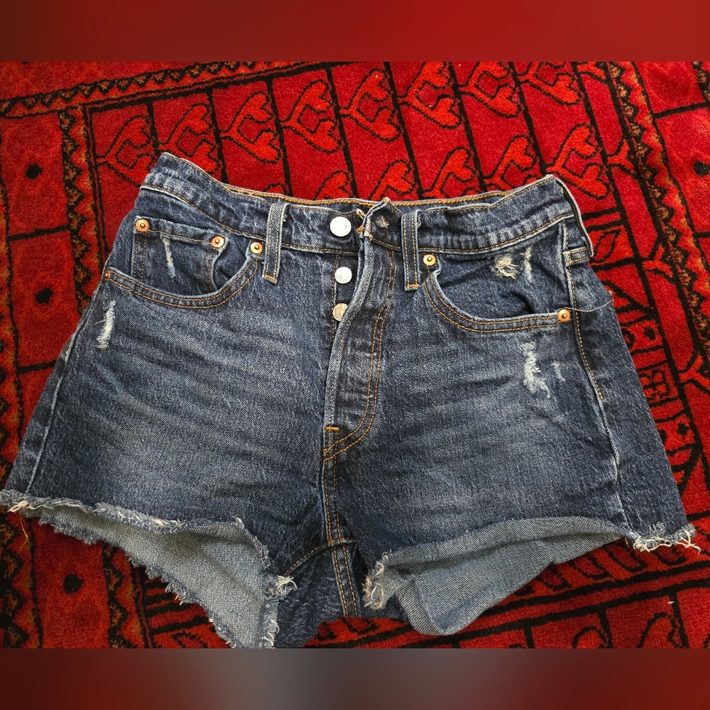 Signature by Levi Strauss 501 Dark Blue Jean Shorts